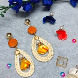 Handmade earrings, hypoallergenic, stainless steel